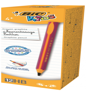 Bic Kurşun Kalem Kids Evolution HB Üçgen Jumbo Pembe 919263 (1 Adet)