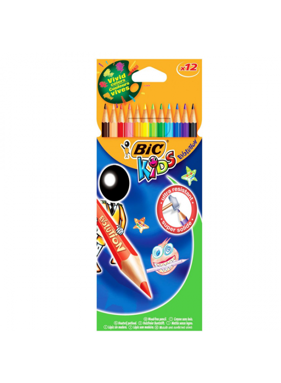 Bic Kuru Boya Evoltion Karton Kutu 12 Lİ 829029