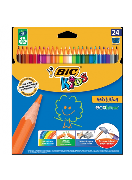 Bic Kuru Boya Evolutıon 24 LÜ 937515