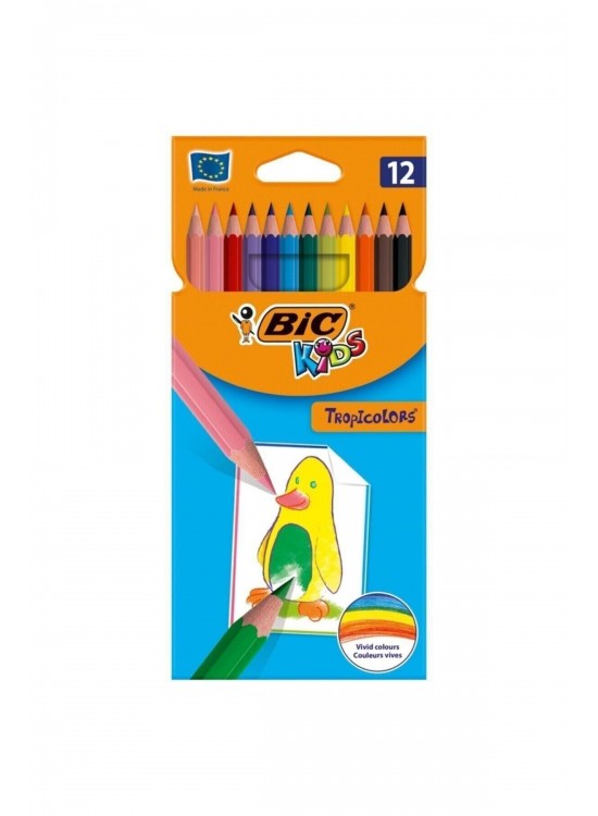Bic Kuru Boya TropicolorS2 Tam Boy 12 Lİ 832566