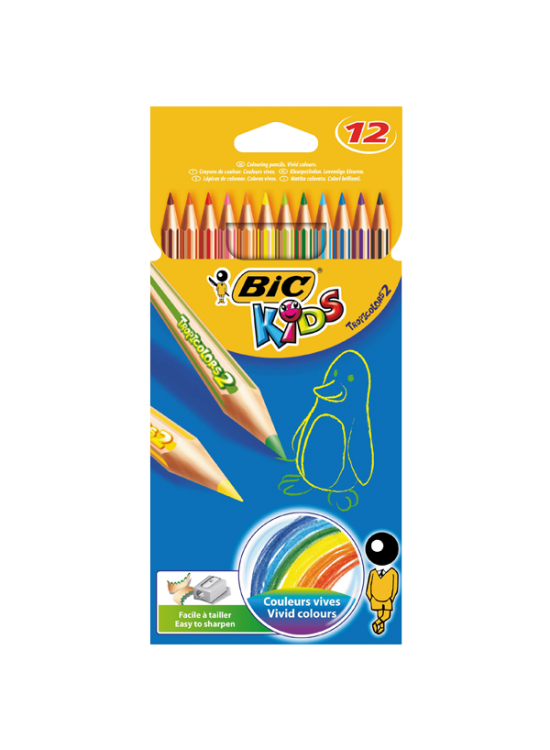 Bic Kuru Boya TropicolorS2 Tam Boy 12 Lİ 832566