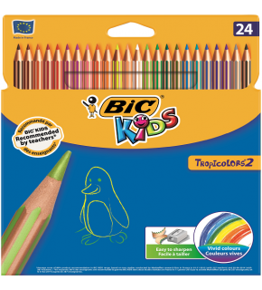 Bic Kuru Boya TropicolorS3 Tam Boy 24 LÜ 9375183