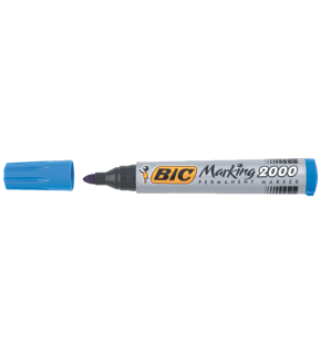 Bic Markör Permanent 1.7 MM Yuvarlak Uçlu Mavi 2000 06 (1 Adet)