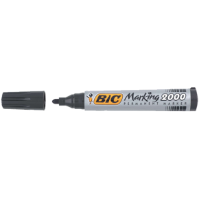 Bic Markör Permanent 1.7 MM Yuvarlak Uçlu Siyah 2000 09 (1 Adet)