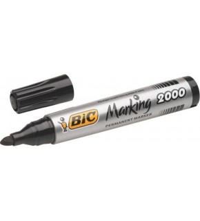 Bic Markör Permanent 1.7 MM Yuvarlak Uçlu Siyah 2000 09 (1 Adet)