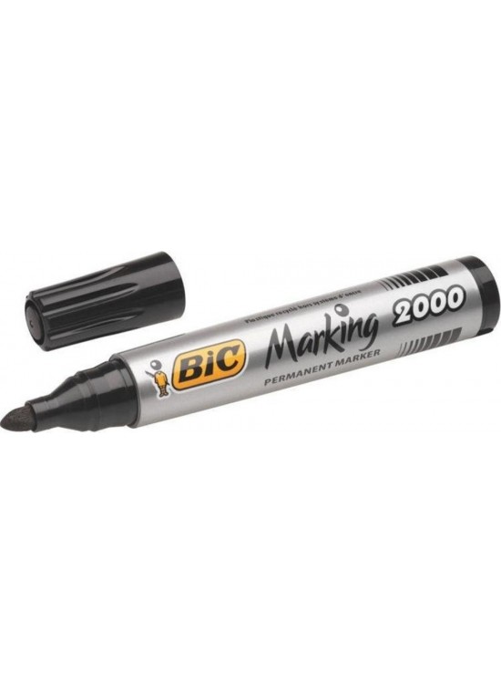 Bic Markör Permanent 1.7 MM Yuvarlak Uçlu Siyah 2000 09 (1 Adet)
