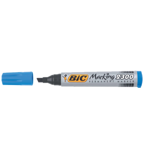Bic Markör Permanent Kesik Uçlu Mavi 2300 06 (1 Adet)