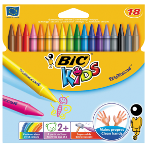 Bic Pastel Boya Plastidecor Silinebilir 18 Renk 829771