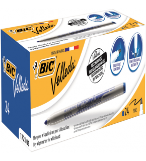 Bic Tahta Kalemi Yuvarlak Uçlu Velleda Mavi 1721 06 (1 Adet)