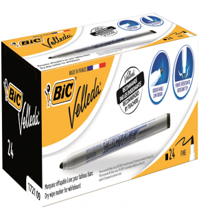 Bic Tahta Kalemi Yuvarlak Uçlu Velleda Siyah 1721 09 (1 Adet)