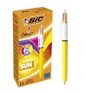 Bic Tükenmez Kalem 4 Colours Sun (1 Adet)