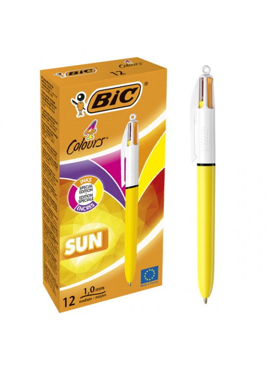 Bic Tükenmez Kalem 4 Colours Sun (1 Adet)