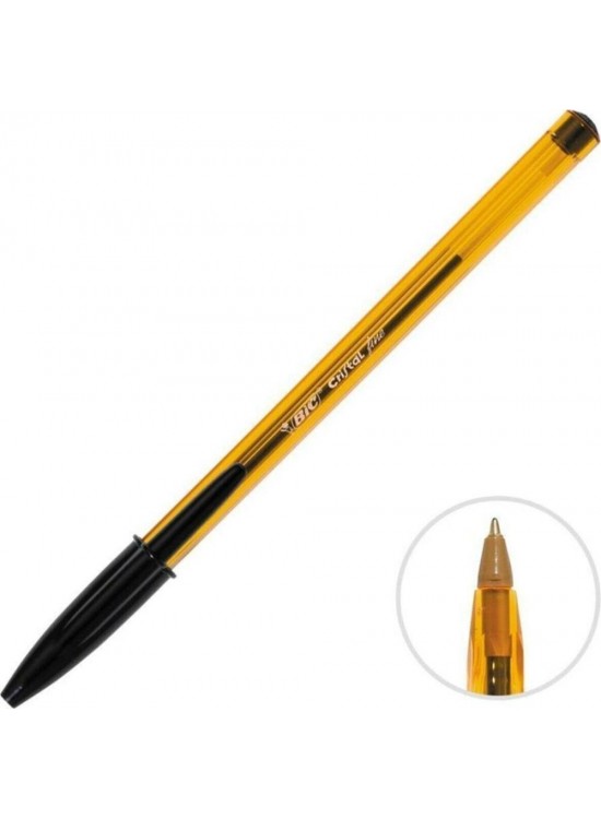 Bic Tükenmez Kalem Cristal  Fine 0.8 mm Siyah 872731 (1 Adet)