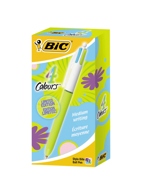 Bic Tükenmez Kalem Fonksiyonlu Fun 1.0 mm 4 Renk 887777 (1 Adet)