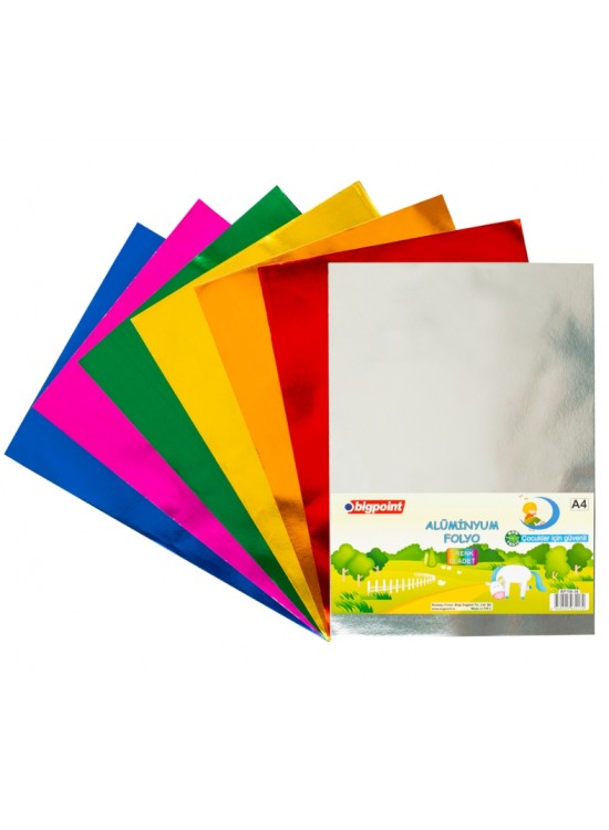 Bigpoint Alüminyum Folyo A4 Renkli (1 Adet)