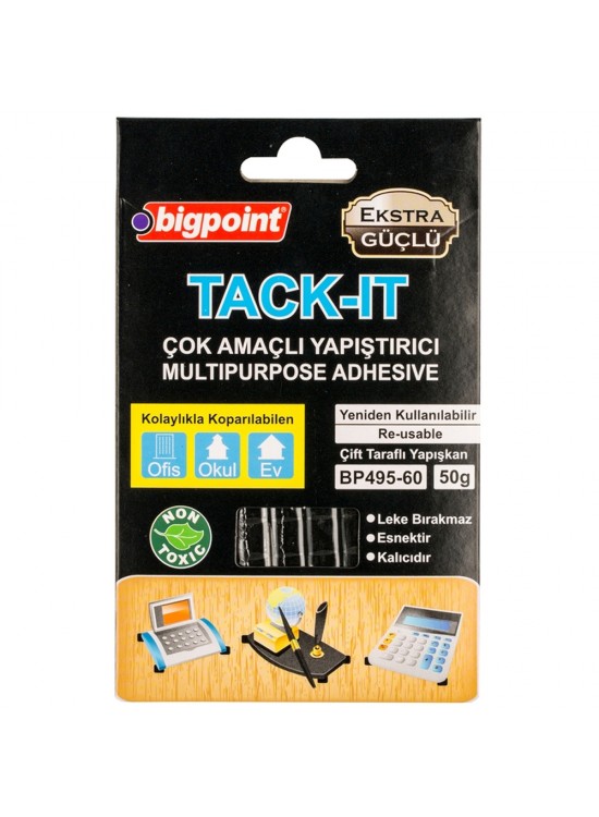 Bigpoint Hamur Yapıştırıcı Tack It Extra Güçlü Yapıstırıcı 50 GR Siyah
