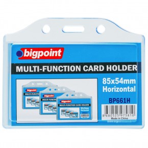Bigpoint Kart Kabı Çok Amaçlı Soft Yatay 85x54 MM BP661H (1 Adet)