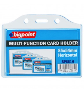 Bigpoint Kart Kabı Çok Amaçlı Soft Yatay 85x54 MM BP661H (1 Adet)