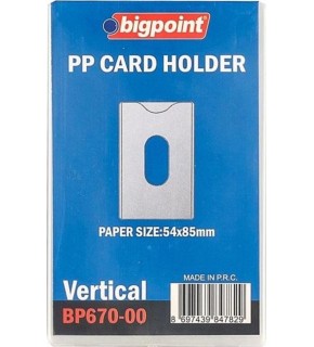 Bigpoint Kart Kabı Kimlik Sürücü Pp BP670 (1 Adet)