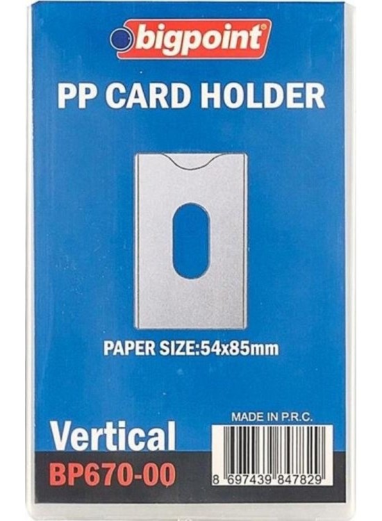 Bigpoint Kart Kabı Kimlik Sürücü Pp BP670 (1 Adet)