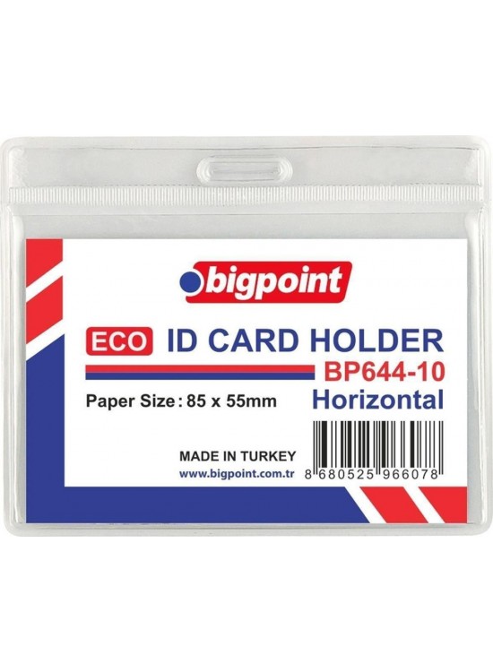 Bigpoint Kart Poşeti Eco Yatay 85x55mm BP644-10 (1 Adet)