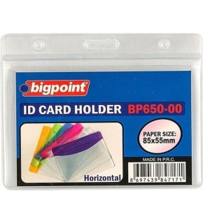 Bigpoint Kart Poşeti Yatay Korumalı 85X55mm Şeffaf Bp650-00 (1 Adet)