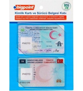 Bigpoint Kimlik-Sürücü Kart Kabı 2 Li Set BP671B (1 Adet)