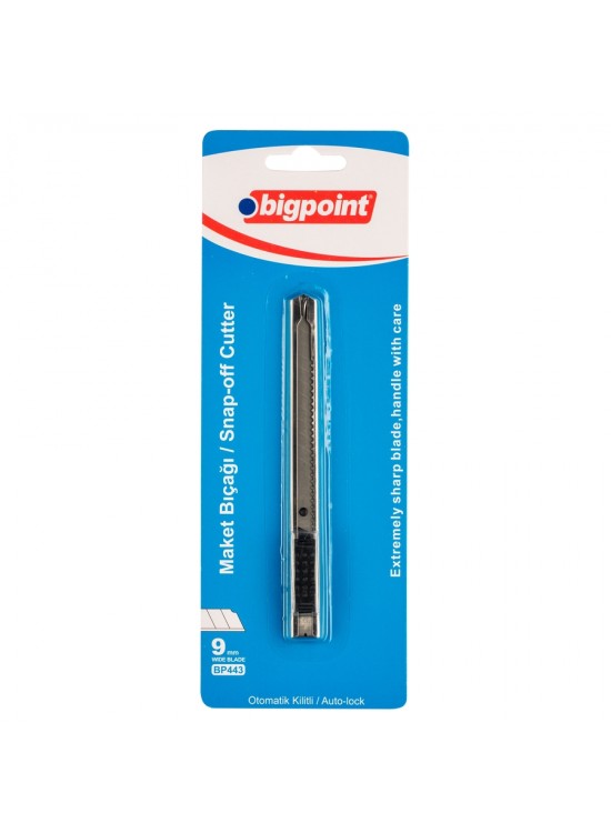 Bigpoint Maket Bıçağı Dar Metal Cep Tipi BP443 (1 Adet)
