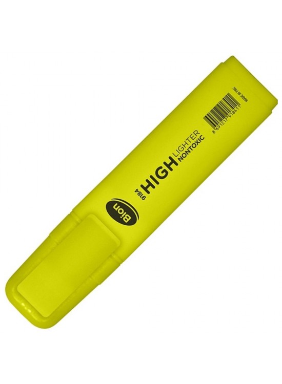 Bion Fosforlu Kalem Sarı 9184 (1 Adet) Bion Fosforlu Kalem Sarı 9184 (1 Adet)