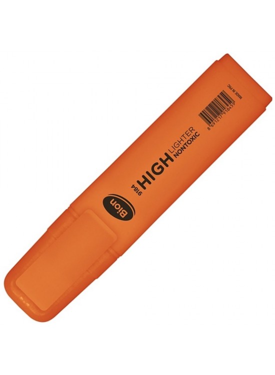 Bion Fosforlu Kalem Turuncu 9184 (1 Adet) Bion Fosforlu Kalem Turuncu 9184 (1 Adet)