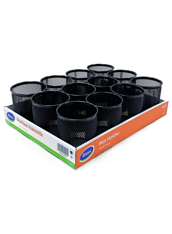 Bion Perfore Tek Kalemlik Tepsi Siyah 9500S (1 Adet)