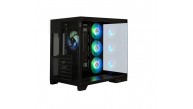 BitFenix MH100 1000W 80+ Gold Gen5 ATX 3.0 Tempered ARGB USB 3.1 ATX Siyah Mid Tower Oyuncu Kasası
