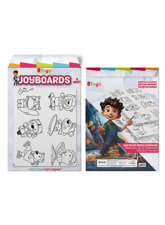 Bitoys Boyama Panosu 35x50 3 Lü Bitoys Boyama Panosu 35x50 3 Lü