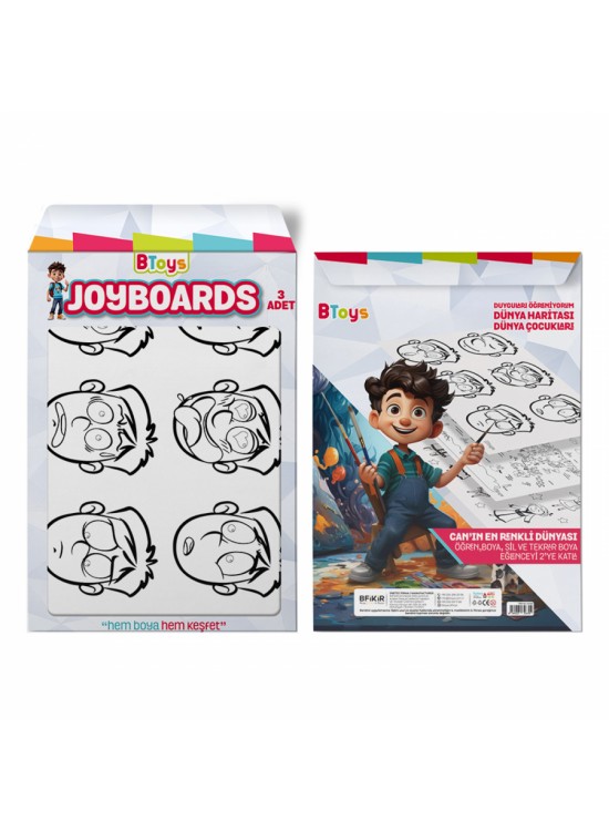 Bitoys Boyama Panosu 35x50 3 Lü Bitoys Boyama Panosu 35x50 3 Lü