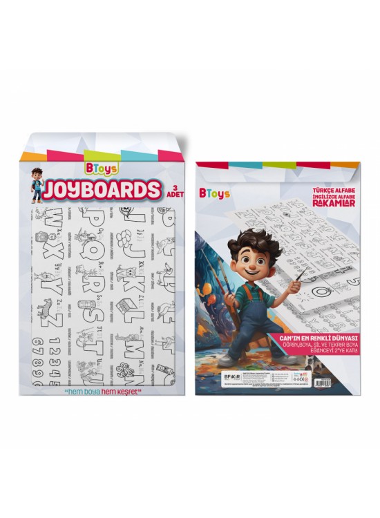 Bitoys Boyama Panosu 35x50 3 Lü Bitoys Boyama Panosu 35x50 3 Lü