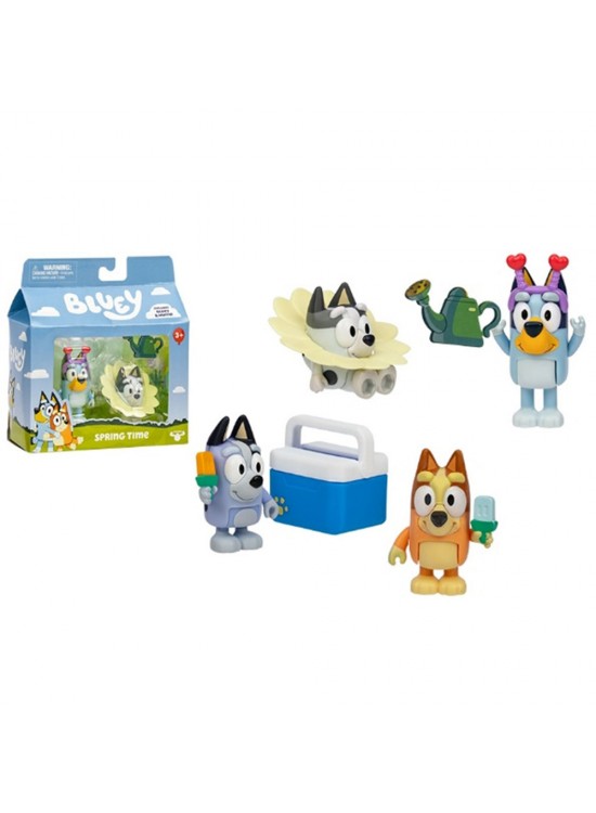 Bluey 2Lı Fıgur Aksesuarlı Set - Asortı