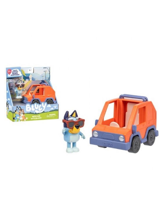Bluey 4X4 Arac Ve Fıgur Set