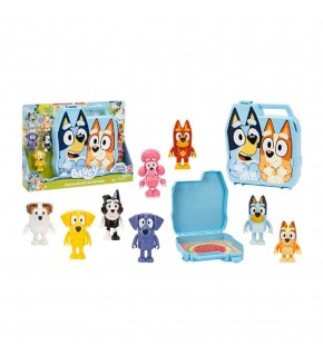 Bluey Deluks Tasıma Cantası Ve 8Lı Fıgur Set