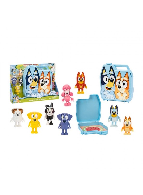 Bluey Deluks Tasıma Cantası Ve 8Lı Fıgur Set