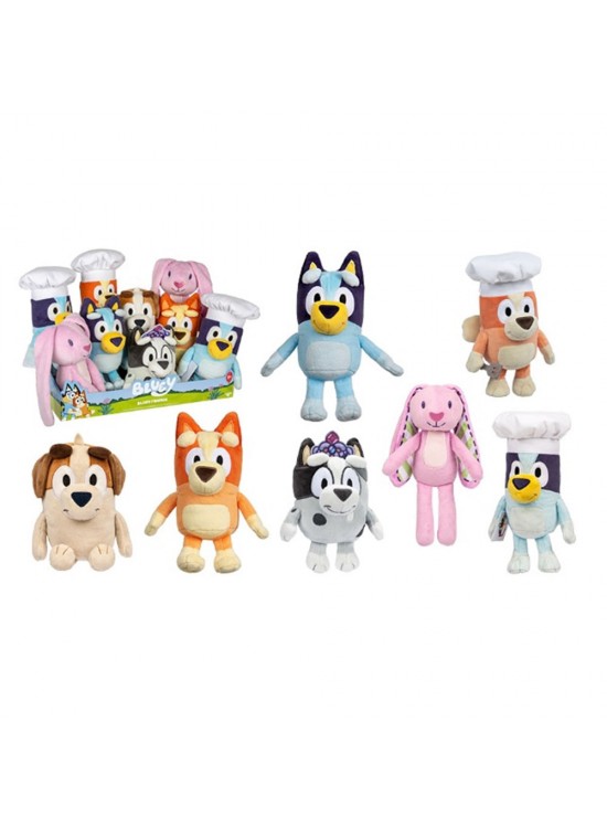 Bluey Pelus Fıgur 16-23 Cm Asortı ( 9Lu Dısplay )