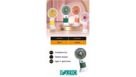 Bolero Mini Fan 139A-3 (SPG387)