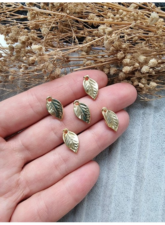 Boncuk Yaprak Sarı 24Mm B3563