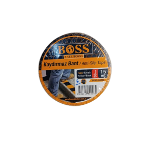 Boss Kaydırmaz Bant 50Mmx15Mt Sarı Siyah