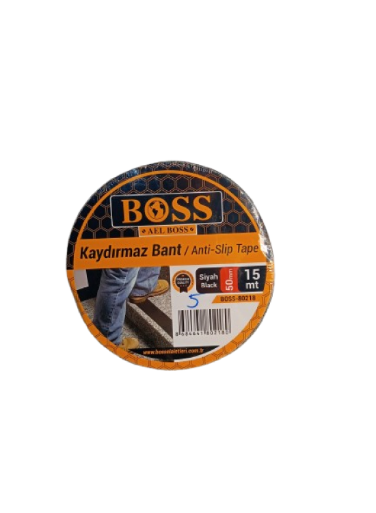 Boss Kaydırmaz Bant 50Mmx15Mt Siyah Boss Kaydırmaz Bant 50Mmx15Mt Siyah