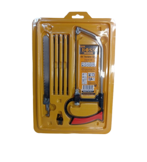 Boss Kıl Testere Seti 6 Yedek Ağızlı 150Mm 