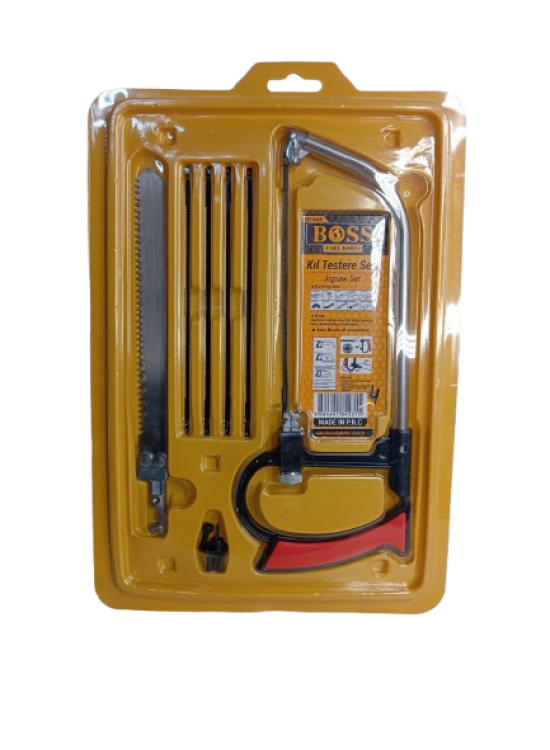 Boss Kıl Testere Seti 6 Yedek Ağızlı 150Mm 