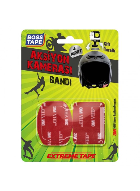Boss Tape Aksiyon Kamerası Yapıştırma Bandı Bt-09009