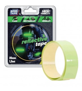 Boss Tape Fosforlu Reflektif Bant Yeşil Bt-09005