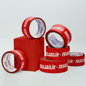 Boss Tape Fragile Kırılır Baskılı Uyarı Bandı BT-08001