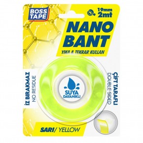 Boss Tape Yeni Sarı Nano Bant Magic Tape (Blister) Bt-01034